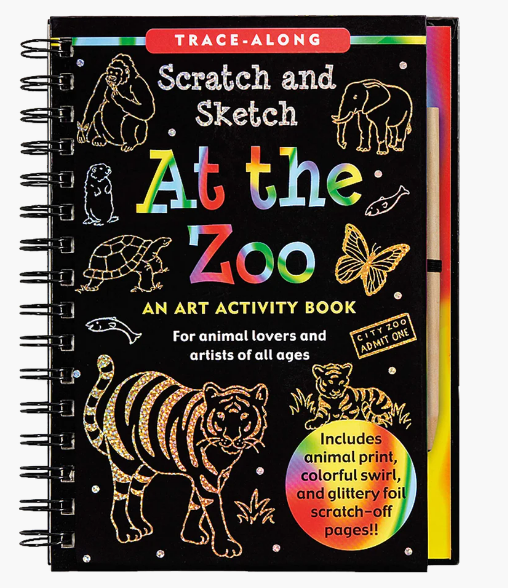 SS-Scratch & Sketch The Zoo - CR Toys