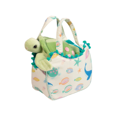 Sassy Sak | Ocean Friends Sak W/Turtle Plush 2+ - 1