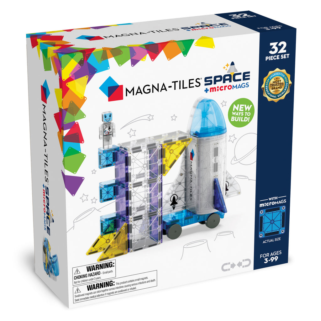 Magna-Tiles Space 32Pc For Ages 3+