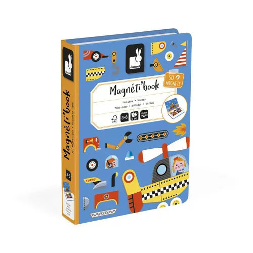 Magneti'Book  Magnetic Fun - Racers Playset For Ages 3+