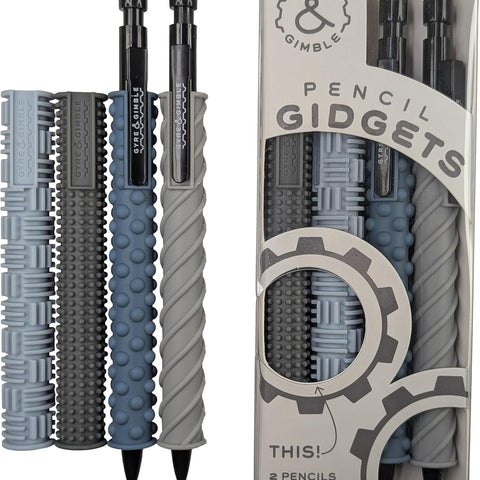 Gidgets | Mechanical Pencil Gidgets 4 Sleeves & 2 Pencils | Rainstorm - 1