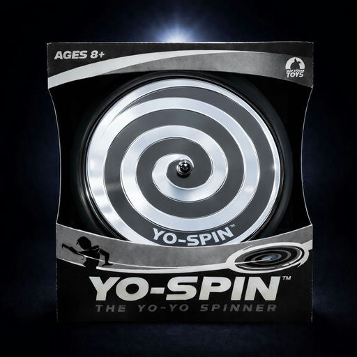 Yo-Spin The Yo-Yo Spinner Metallic Black 8+ - CR Toys