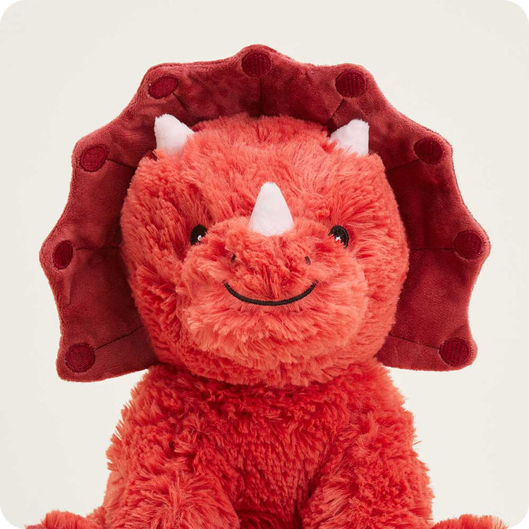 Warmies Red Triceratops plush product photo 2