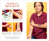 Slithering, Scaly Tattoo Snakes & Other Reptiles Activity Book