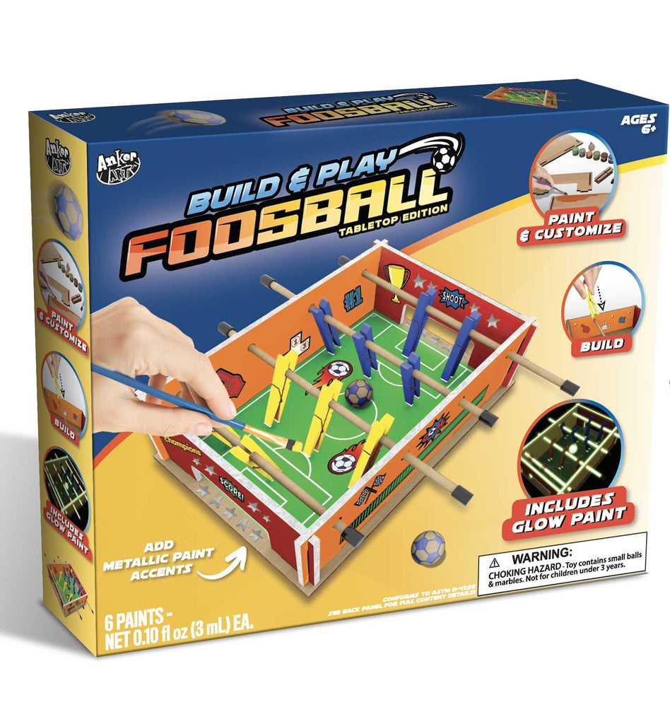 Build And Play Foosball Table For Ages 6+