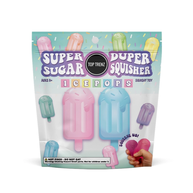 Super Duper Sugar Squisher | Mini Ice Pops 2 Pack - 1