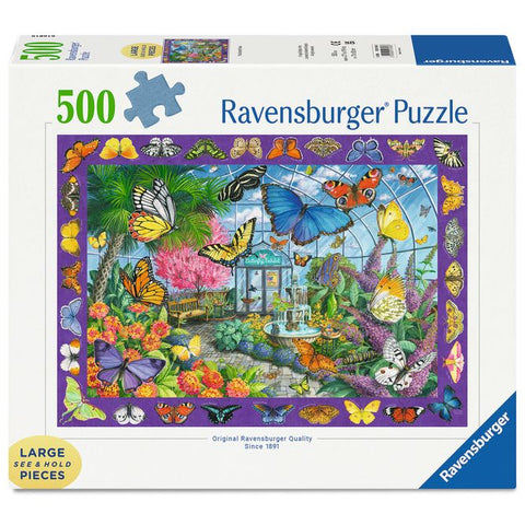 Puzzle | The Butterfly Place | 500 Pc Large Format - CR Toys