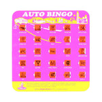 Auto Bingo Card Travel Game