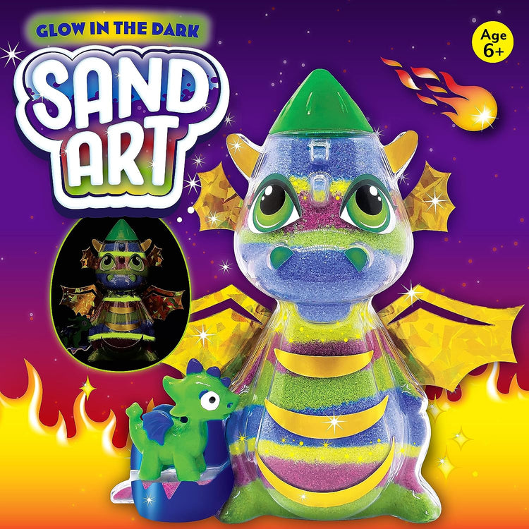 Glow In The Dark Sand Art Dragon