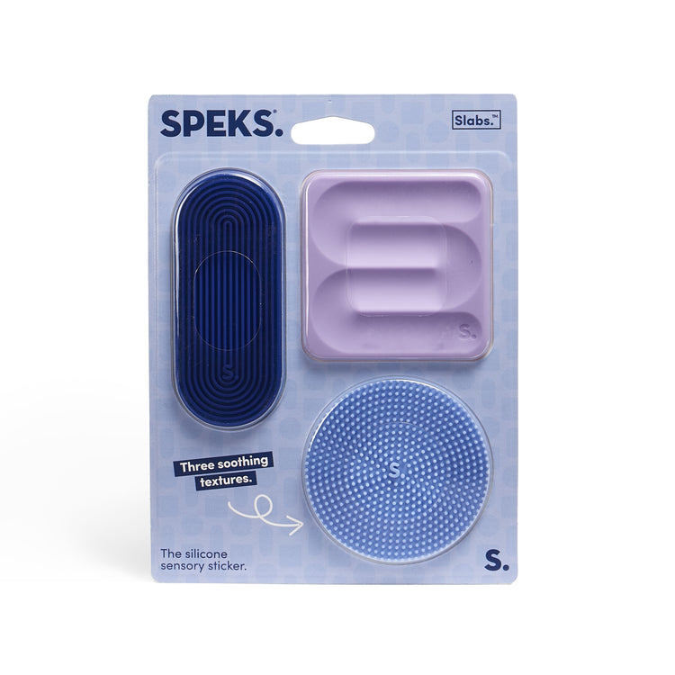 Slabs 3 Pack Sensory Stickers | Blue - 1