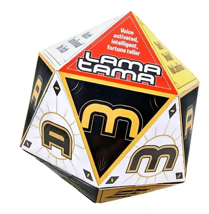 Lamatama Series 2 icosahedron-shaped voice activated intelligent fortune teller toy box
