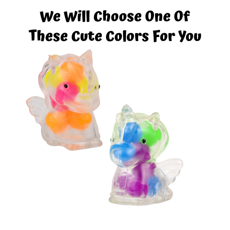 Squeezy Bead | Unicorn 2" - CR Toys