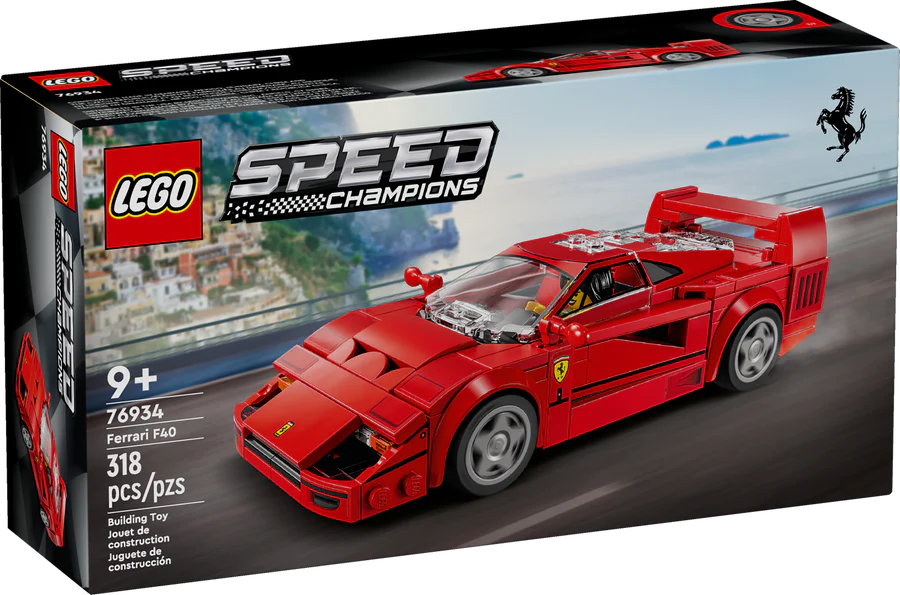 Lego Speed Champion Ferrari F40 Supercar For Ages