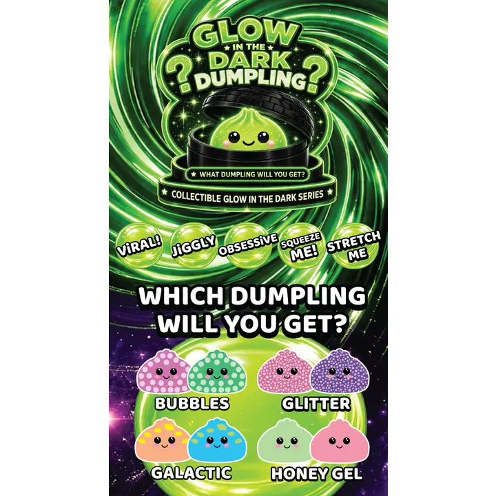 Fun Doh | Dumpling Glow-in-the-Dark Black Basket - 4