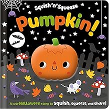Squish N Squeeze Pumpkin Board Book 1+