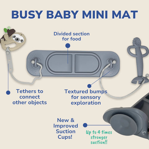 Busy Baby | Mini Mat Blue