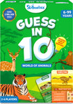 Skillmatics Guess in 10 World of Animals card game box for ages 6-99, 2-6 players