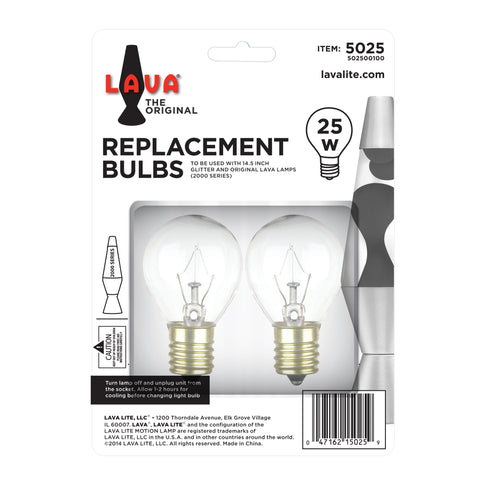 Lava Lamp | 25 Watt Replacement Bulb 2pk - 1
