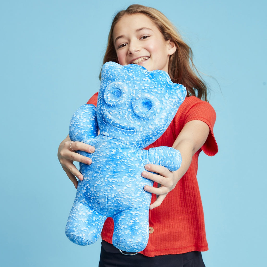 Sour Patch Blue Large Pillow