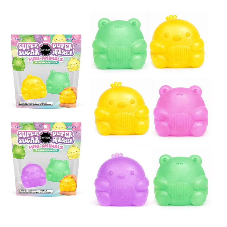 Super Duper Sugar Squisher | Mini Duck & Frog - 4