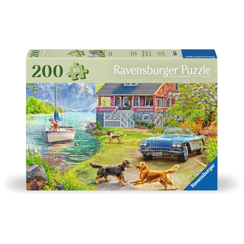 Puzzle | Summer Lake House | 200 Pc - CR Toys
