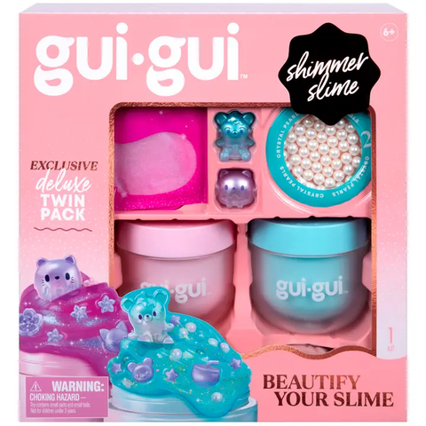 Gui Gui | Shimmer Deluxe Duo Slime Pack 6+ - CR Toys