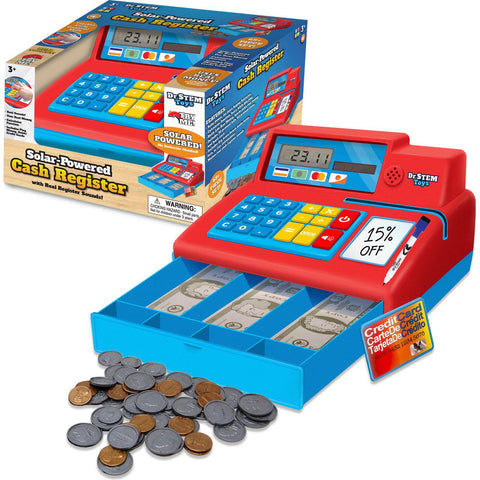 Solar-Powered Cash Register 3+