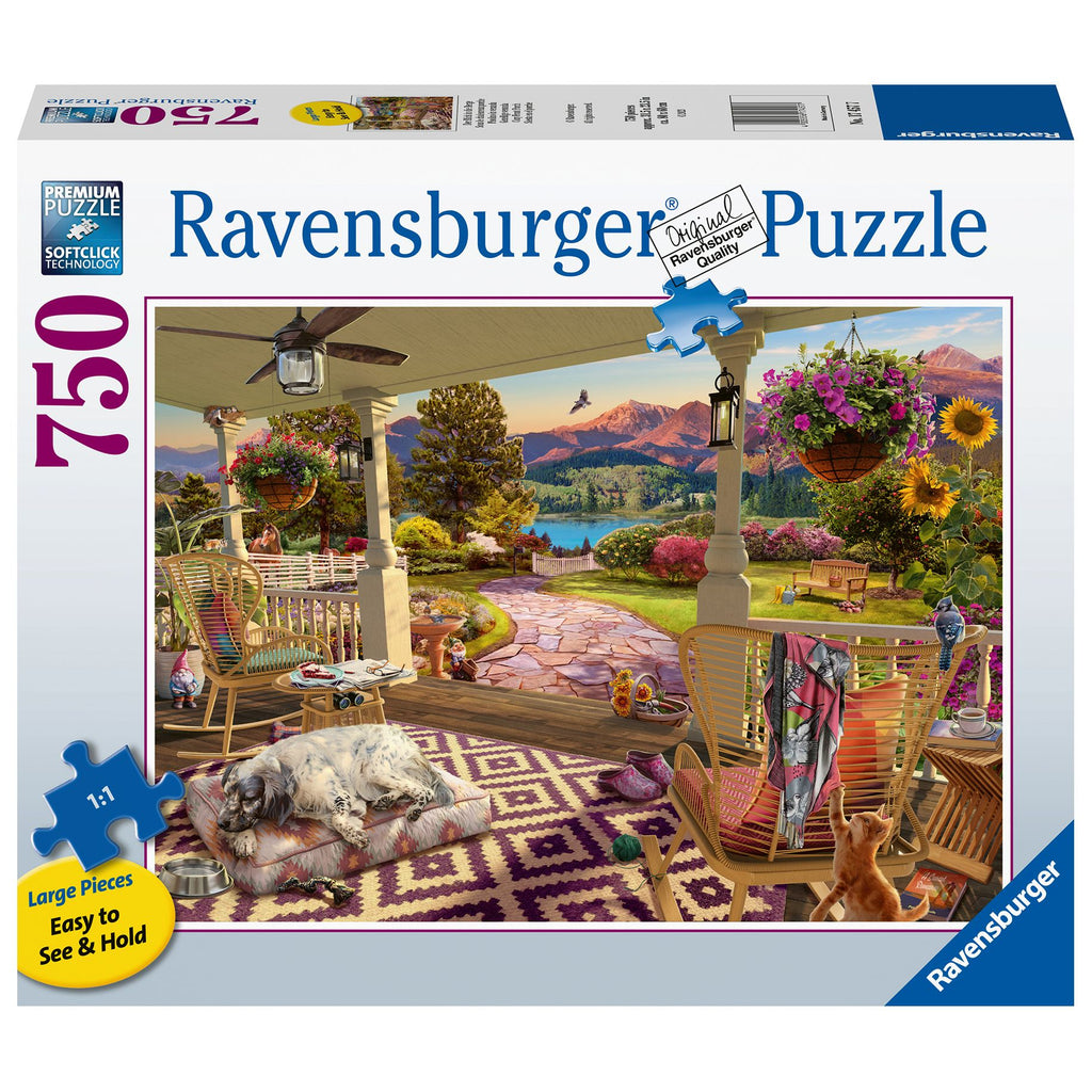 Puzzle | Cozy Front Porch | 750 pc Large Format - CR Toys