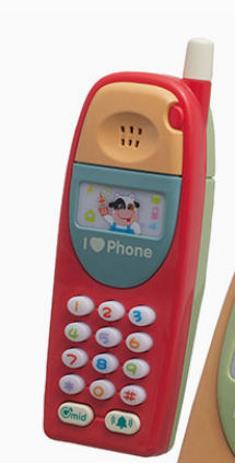 Funny Wooden Toy Phone