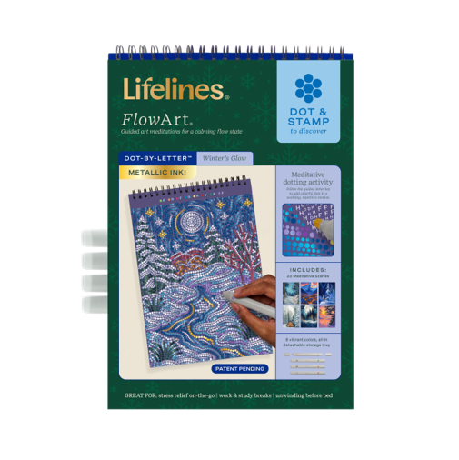 Lifelines FlowArt | Metallic Dot by Letter Winters Glow - 1