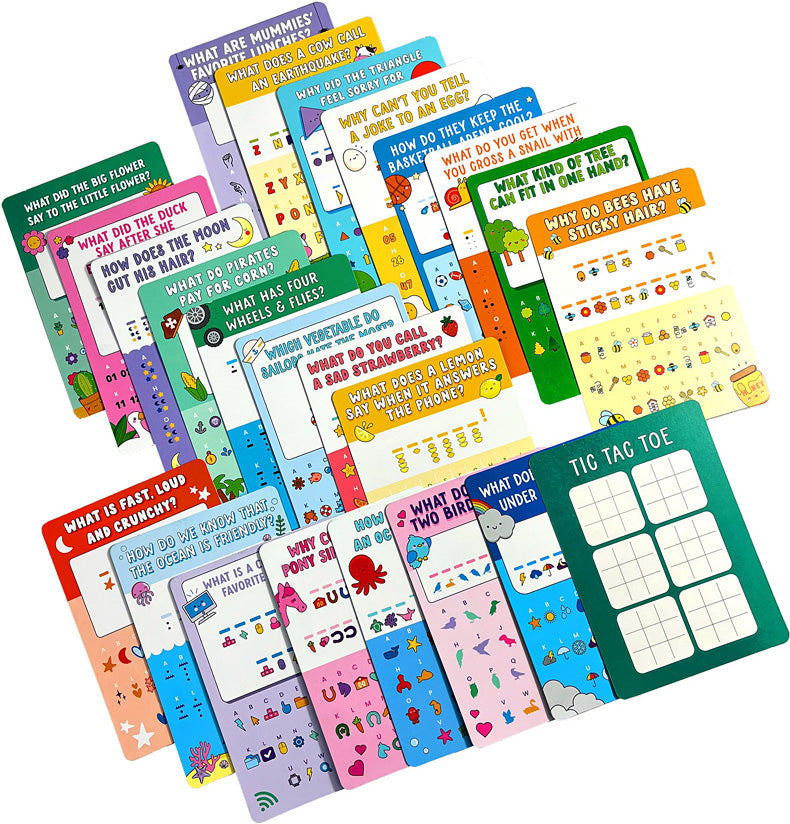 Paper Games Joke Decoder Activity Cards