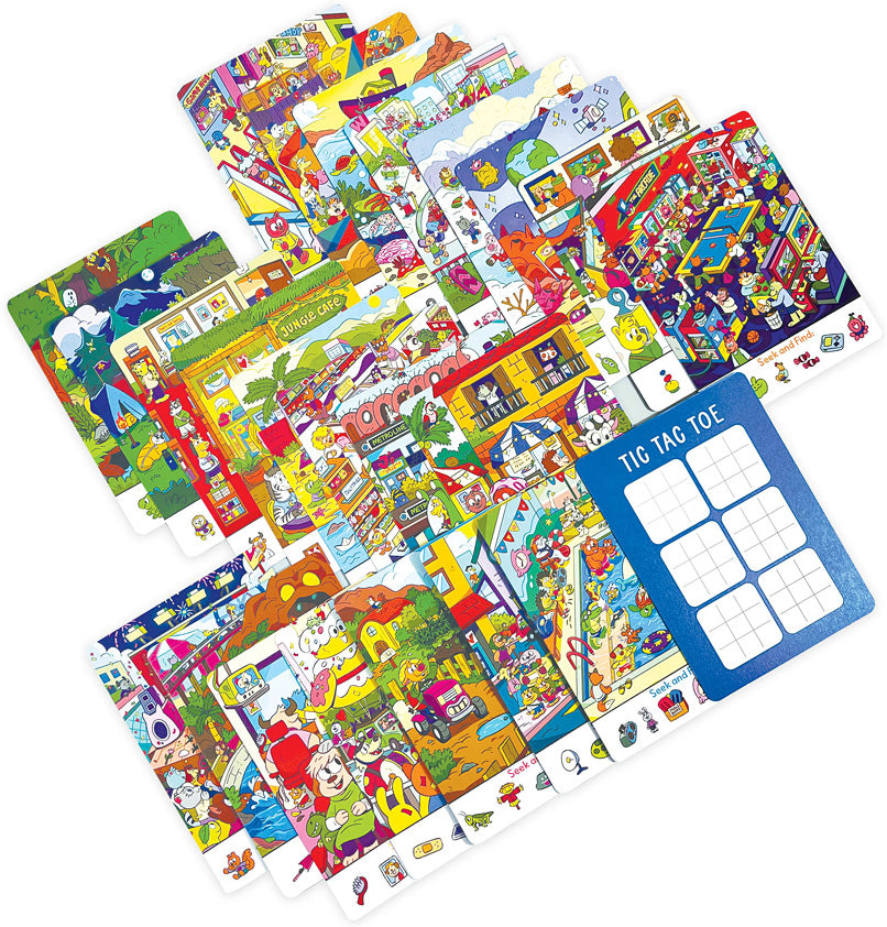 Paper Games Seek And Find Activity Cards