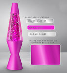 Lava Lamp Pink Sparkle 14.5" For Ages 8+