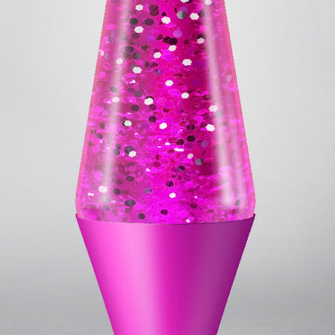 Lava Lamp Pink Sparkle 14.5