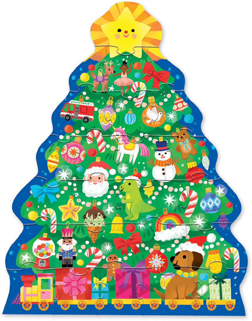 Christmas Tree Puzzle 24Pc For Ages 3+