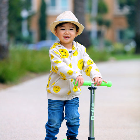 Micro Mini Deluxe Glow Led Plus Scooter - Icy Lime