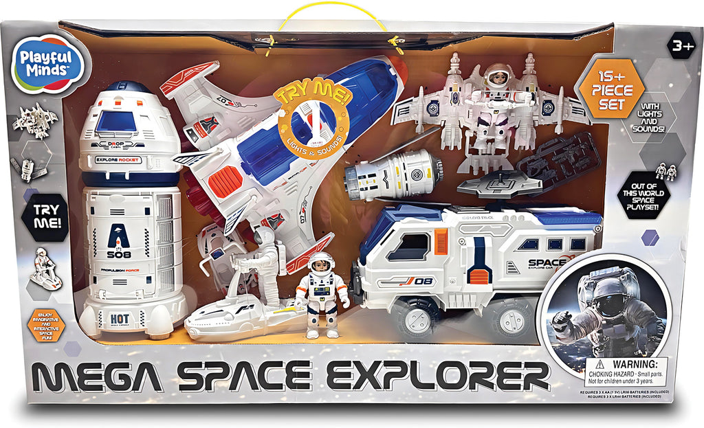 Mega Space Explorer Play Set For Ages 3+