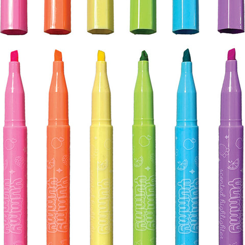 Yummy Yummy Scented Pastel Highlighters 6 Pack