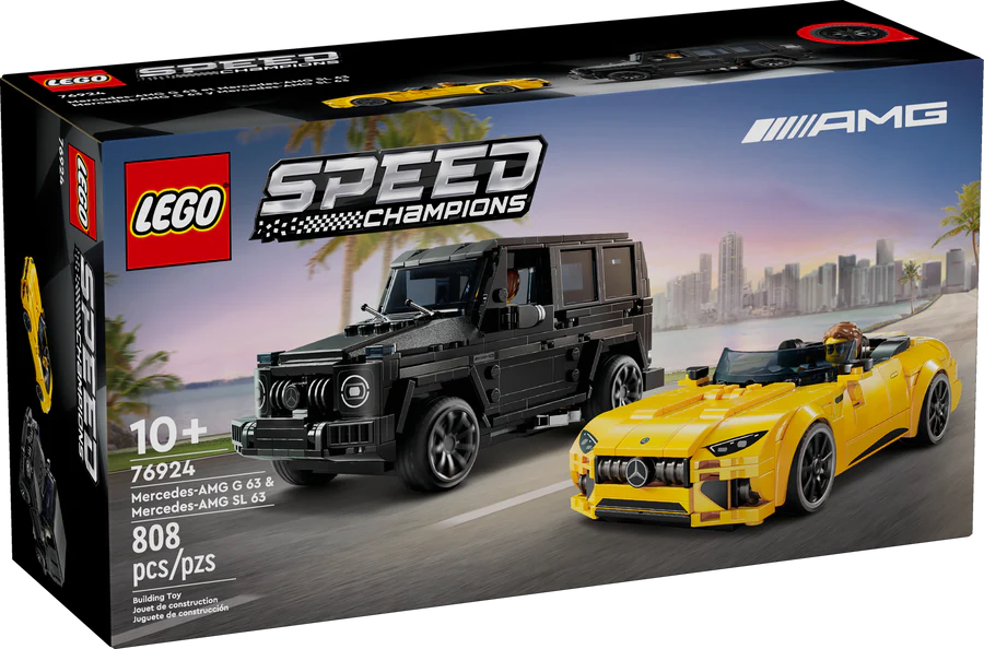 Lego Speed Champions Mercedes-AMG G 63 & Mercedes-AMG SL 63 for Ages 10+