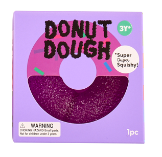Squish | Donut Dough | Purple - CR Toys