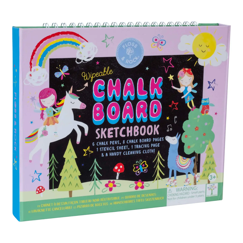 Chalkboard Sketchbook | Rainbow Fairy 3+