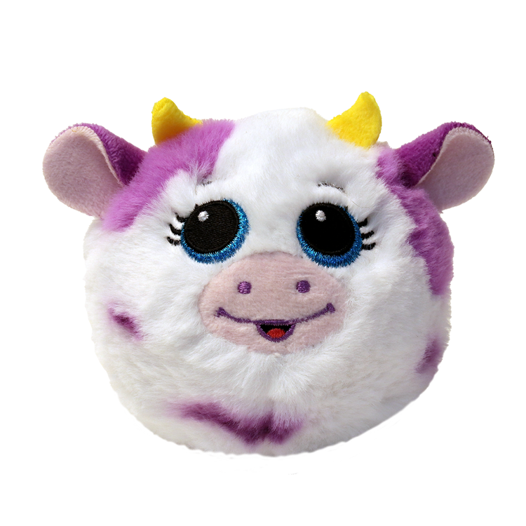 Ty Beanie Bellies Ball | Daisy White Cow - 1