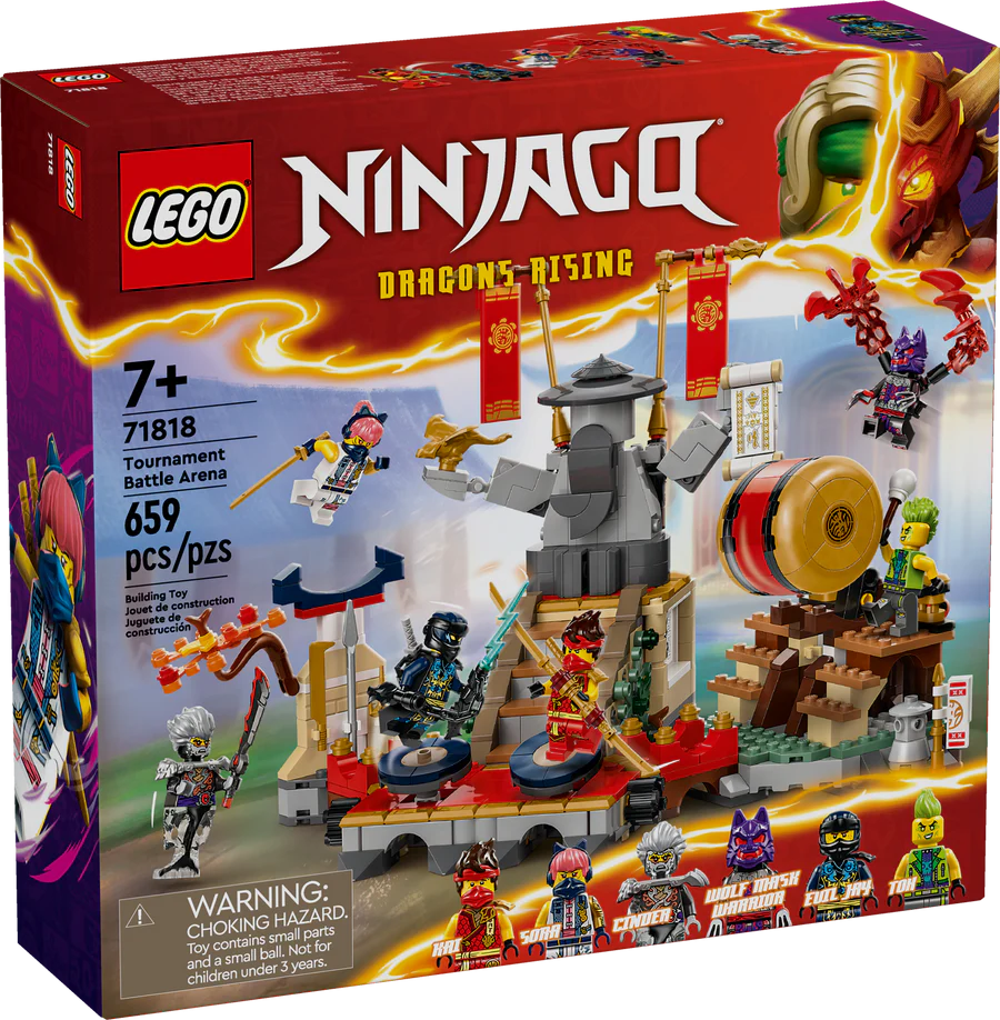 Lego Ninjago Tournament Battle Arena for Ages 7+