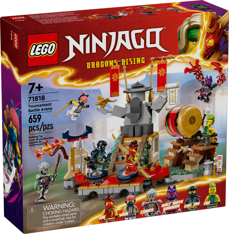 Lego Ninjago Tournament Battle Arena for Ages 7+