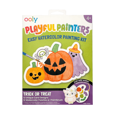 Playful Painters | Watercolor Kit | Halloween 4+ - 1