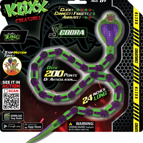 Klixx Creatures - Snakes Fidgets For Ages 6+