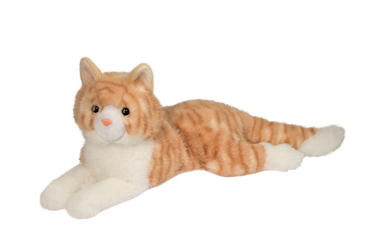Mango Orange & White Cat Plush - 1