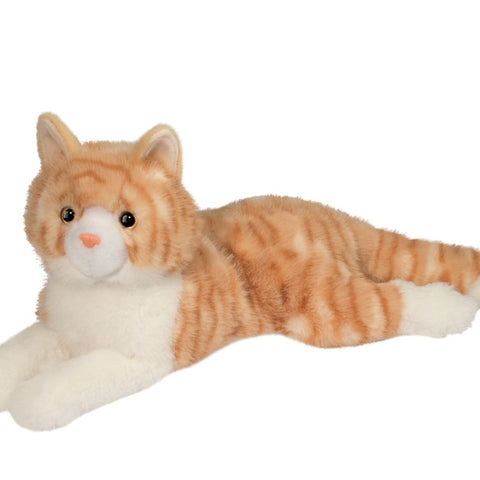Mango Orange & White Cat Plush - 1