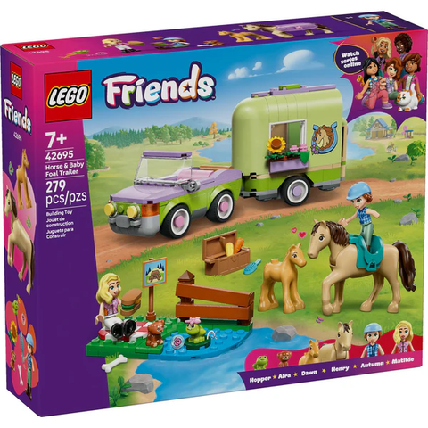 Lego Friends | Horse and Baby Foal Trailer - CR Toys