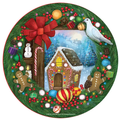 Sweet Holiday 500pc Round Puzzle
